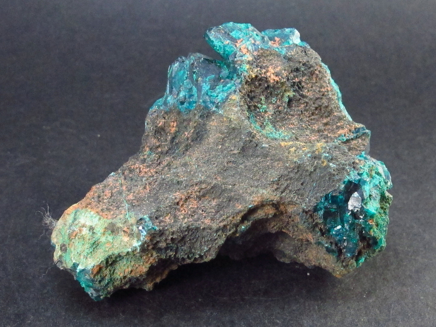 Very Nice Dioptase Cluster from Congo - 2.6" - 140 Grams