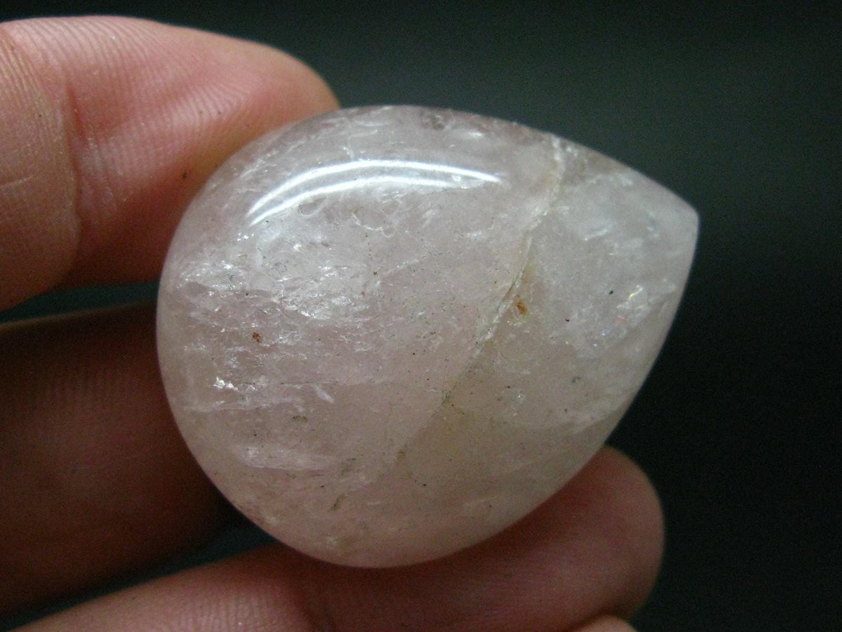 Genuine Pink Morganite Tumbled Stone From Brazil - 1.6" - 28.29 Grams