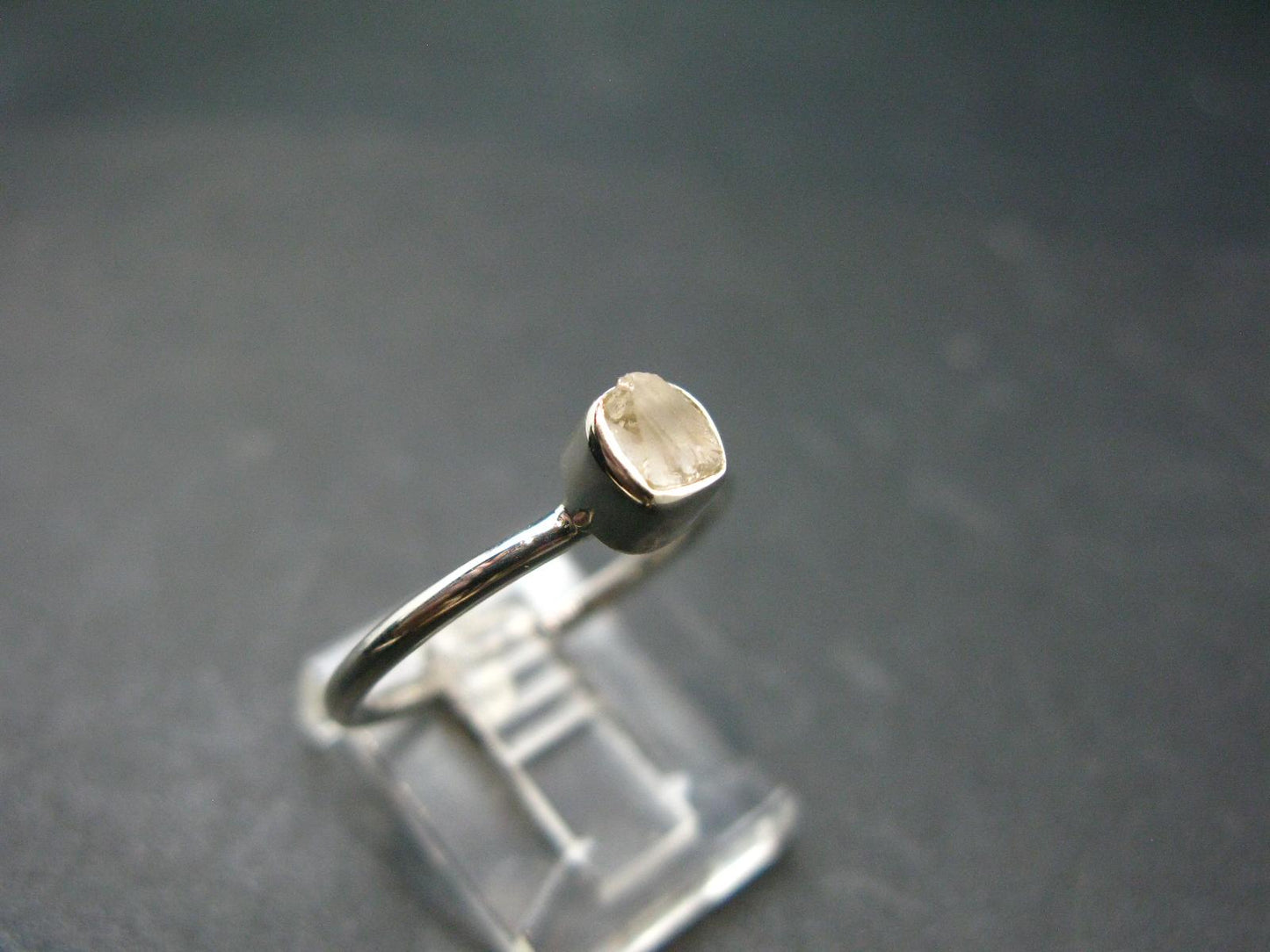 Phenakite Phenacite Sterling Silver Size 8 Ring from Nigeria - 1.91 Grams