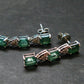 Gem Emerald Faceted Silver Earrings From Colombia - 3.12 Grams Total