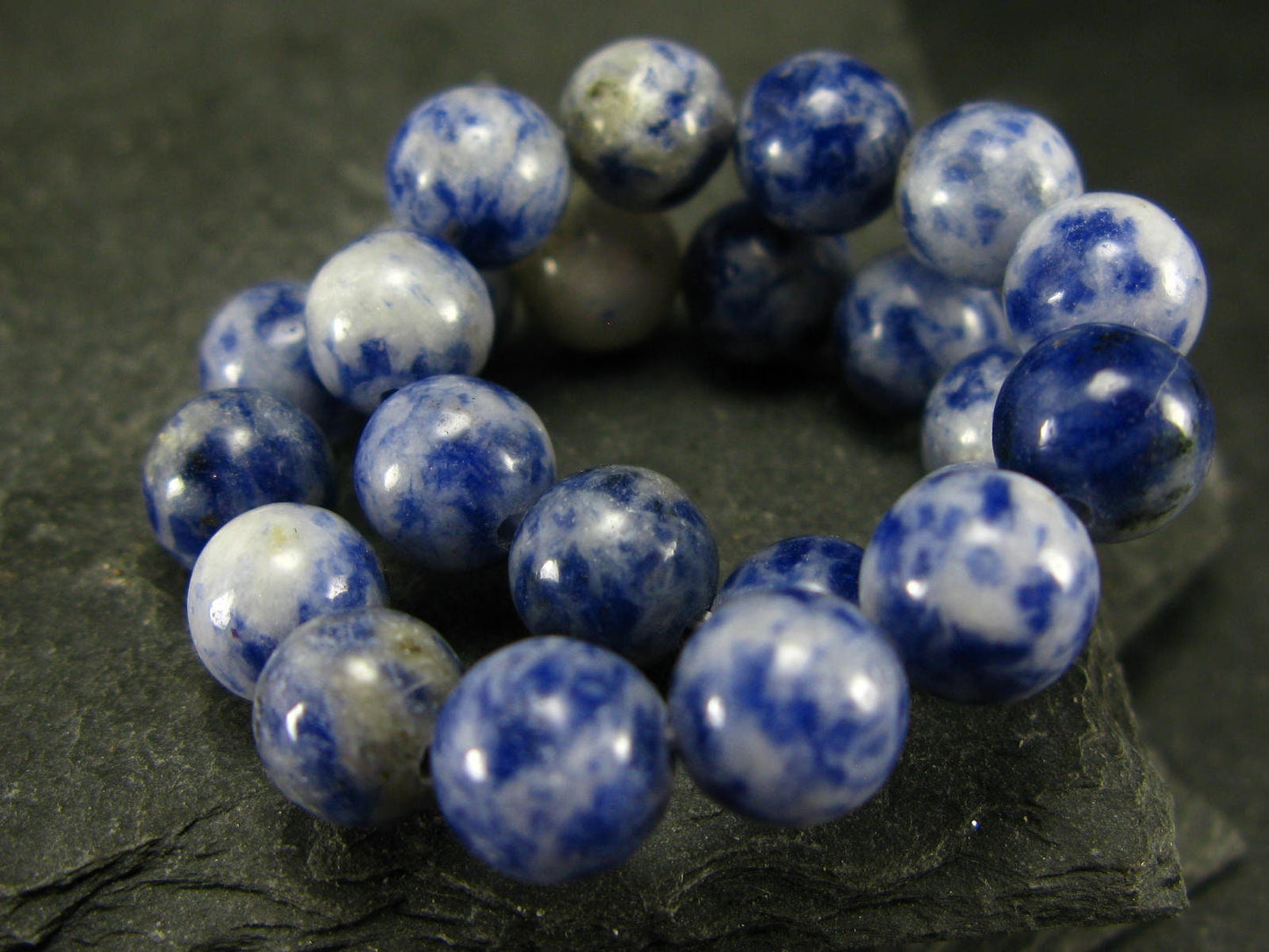 Sodalite Genuine Bracelet ~ 7 Inches ~ 8mm Round Beads
