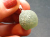 Complete Prehnite Sterling Silver Pendant from Mali - 1.0" - 7.44 Grams