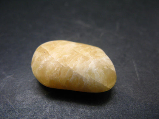 Very Nice Raw Agni Gold Danburite Tumbled Stone from Tanzania - 1.1" - 10.79 Grams