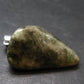 Phenakite Phenacite Tumbled Silver Pendant from Russia - 1.1" - 5.47 Grams