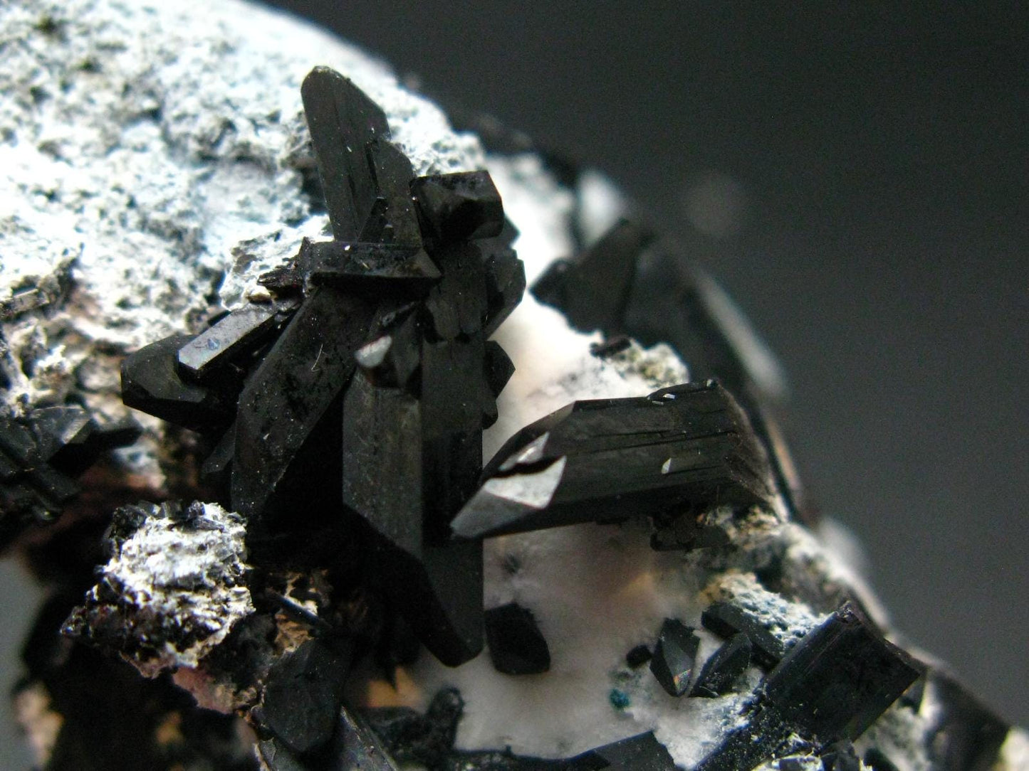 Neptunite on Natrolite Cluster From California - 3.1"