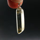 Natural Unheated Citrine Sterling Silver Pendant from Zambia - 1.3" - 2.31 Grams