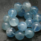 Santa Maria Aquamarine Genuine Bracelet ~ 7 Inches ~ 12mm Round Beads