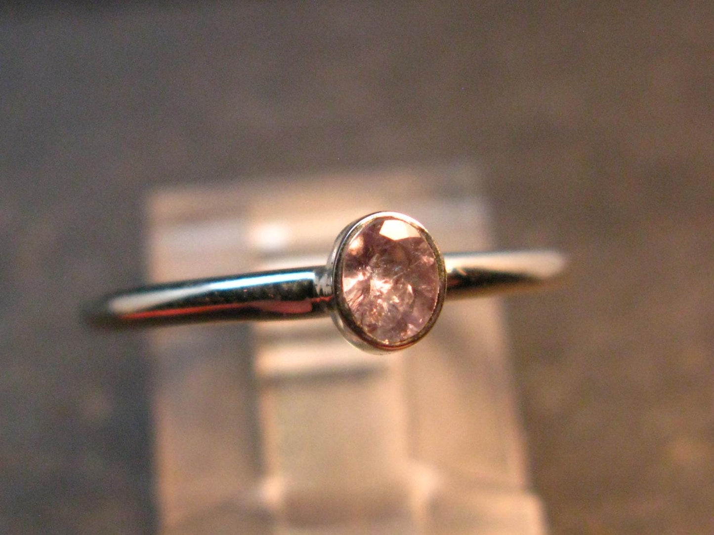 Genuine Alexandrite Gem Silver Ring From Russia - Size 6 - 1.46 Grams