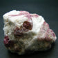 Pink Tourmaline In Quartz Cluster From Brazil - 2.4"