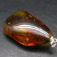 Natural Insects in Baltic Amber 925 Silver Pendant from Poland - 1.8" - 5.43 Grams