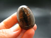 Chiastolite Variety of Andalusite Egg from China - 1.3"