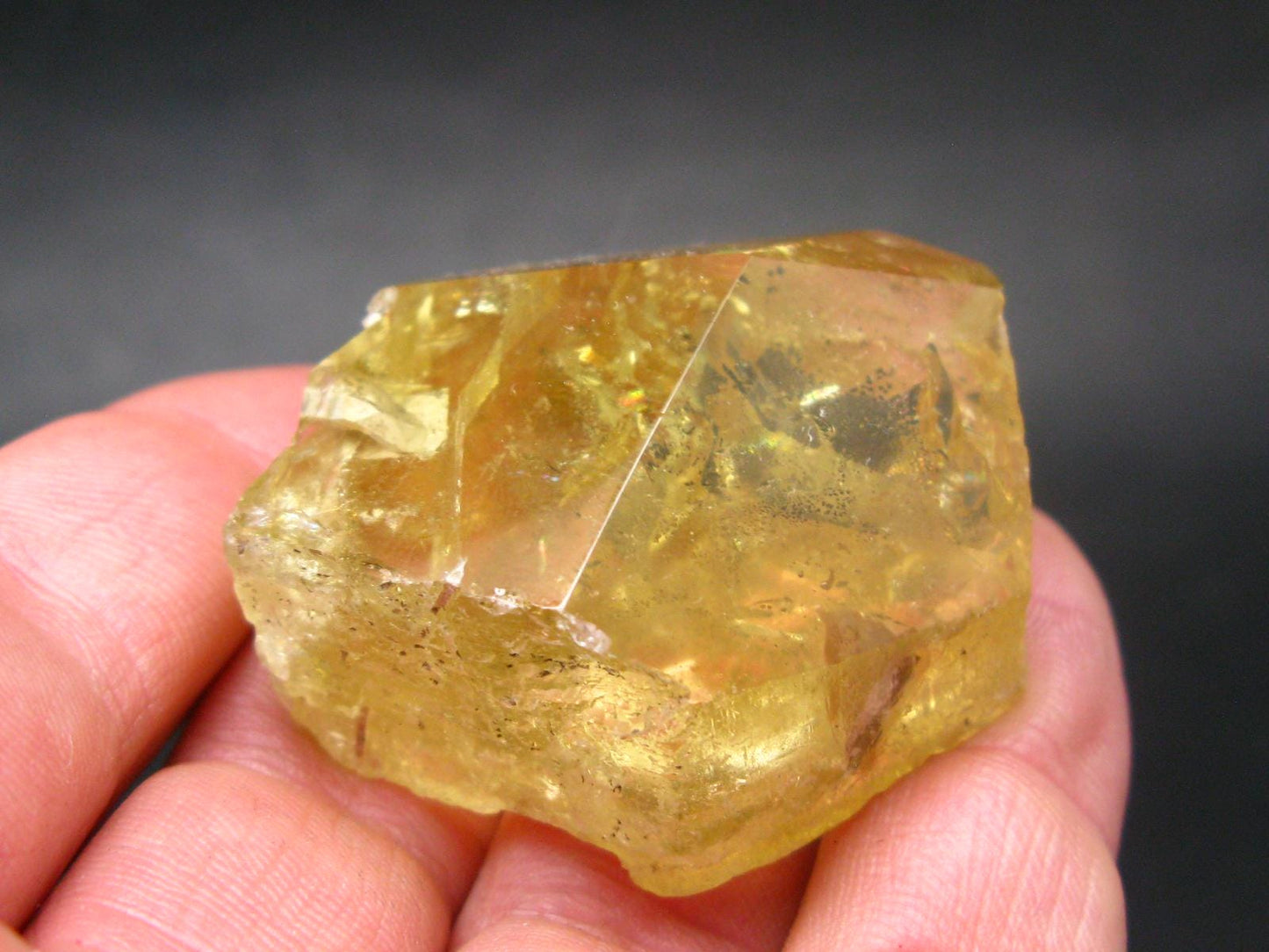 Heliodor (Yellow Beryl) Polished Gem Crystal from Brazil - 53.49 Grams - 1.8"