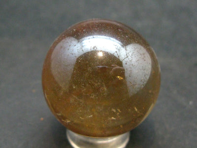 Beautiful Gold Aura Quartz Crystal Sphere Ball From Brazil - 1.1" - 26.8 Grams