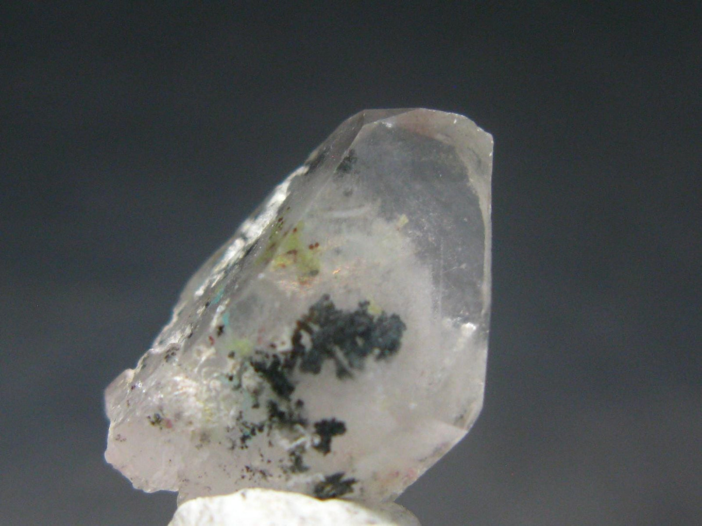 Ajoite In Quartz Crystal From South Africa - 0.7" - 1.96 Grams