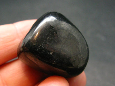 Elite Shungite Tumbled Piece from Russia - 1.1" - 19.01 Grams