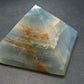 Lemurian Aquatine Blue Calcite Pyramid - 2.3" - 151.84 Grams