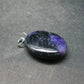 Rare High-Quality Charoite Pendant In SS From Russia - 1.3" - 6.3 Grams