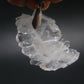 Faden Quartz Crystal Silver Pendant From Brazil - 1.6"
