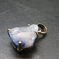 Dumortierite In Terminated Quartz Crystal Silver Pendant From Brazil - 1.0" - 4.81 Grams