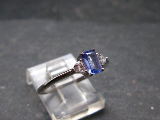 Tanzanite (Zoisite) Sterling Silver Ring - 1.79 Grams - Size 7.75
