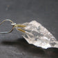Goshenite Beryl Crystal 925 Silver Pendant From Brazil - 1.1" - 1.94 Grams
