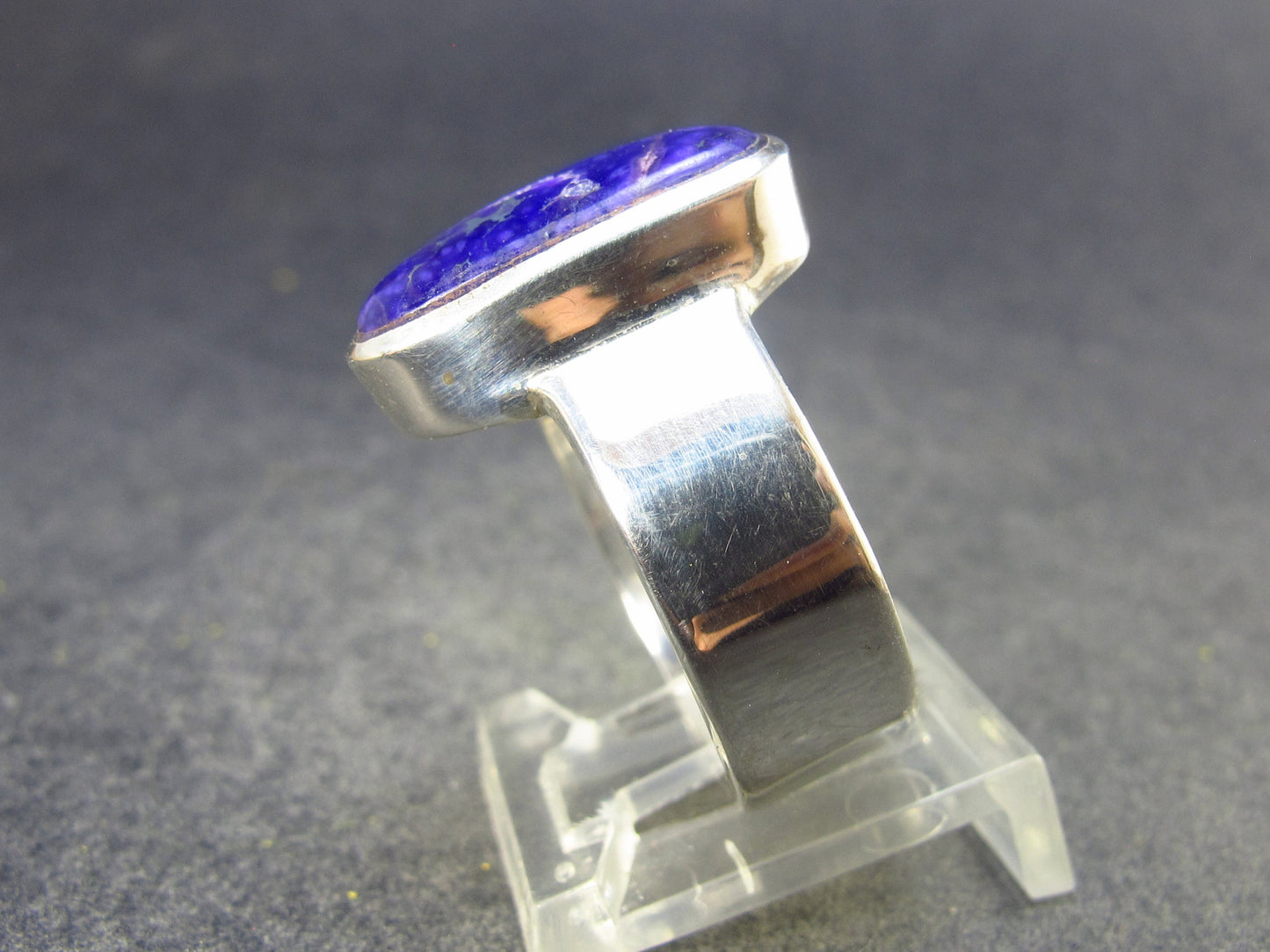 Sugilite Silver Ring From South Africa - 8.6 Grams - Size 9