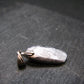 Muonionalusta Meteorite Silver Pendant from Sweden - 1.2" - 4..82 Grams