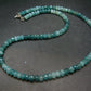 Extremely Rare Grandidierite Necklace From Madagascar - 19" - 6mm Facet Beads