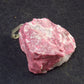 Rosaline Zoisite!! Rare Raw Deep Pink Thulite Silver Pendant From Norway - 1.0"