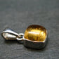 Imperial Topaz Crystal Silver Pendant from Brazil - 0.7" - 2.15 Grams
