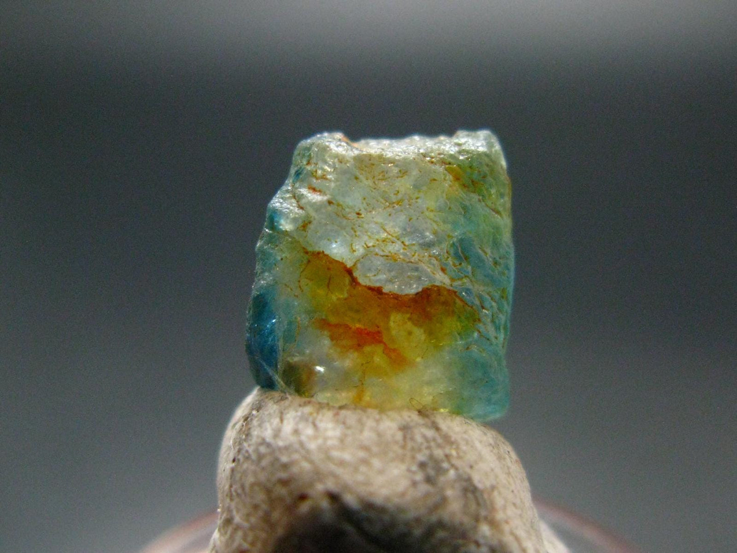 Large Euclase Blue Crystal From Zimbabwe - 4.05 Carats - 0.5"