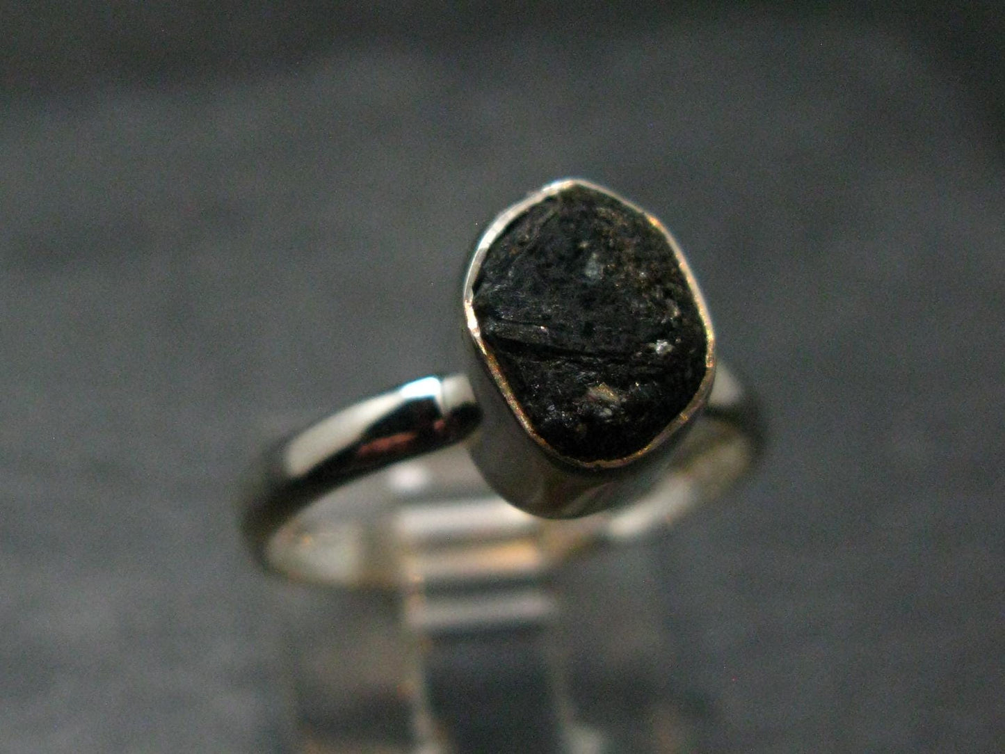 Alexandrite Crystal Silver Ring From Zimbabwe - Size 8 - 2.25 Grams