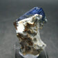 Benitoite and Neptunite on Natrolite Cluster From California - 1.7"