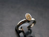 Gray Herderite Silver Ring from Africa - Size 6 - 1.73 Grams