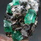 Emerald Beryl Crystals On Matrix From Colombia - 1.9"