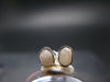 Very Rare White Cryolite 925 Silver Stud Earrings from Greenland - 0.6" - 1.42 Grams