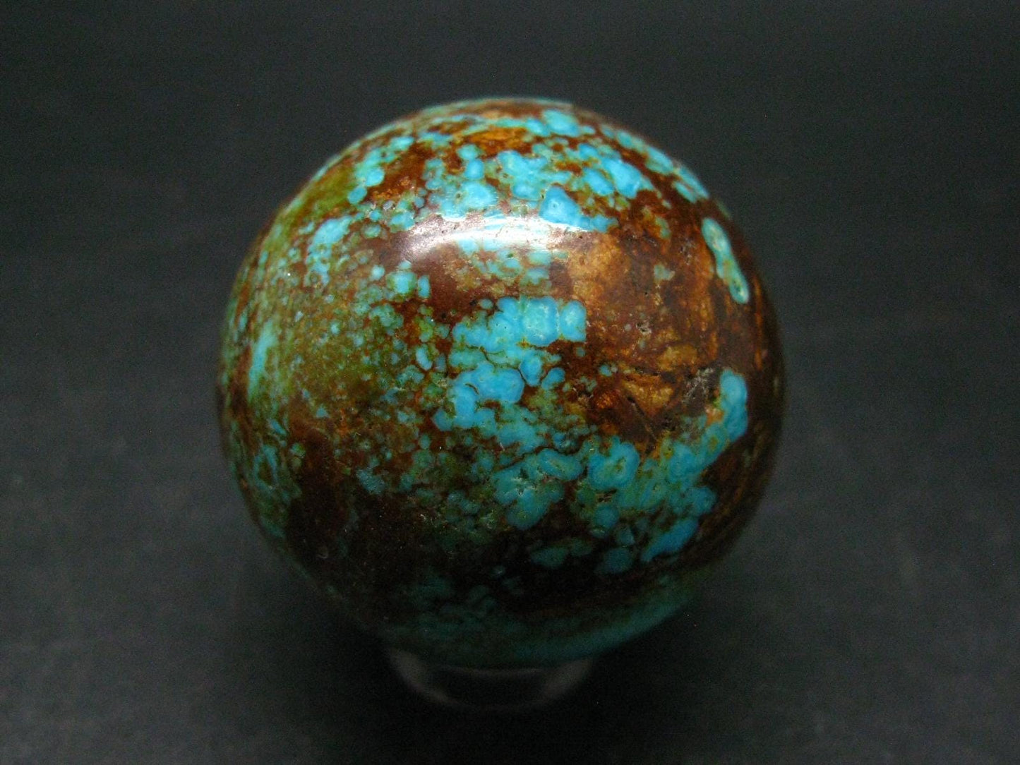 Genuine Turquoise Ball Sphere From USA - 35mm - 53.10 Grams
