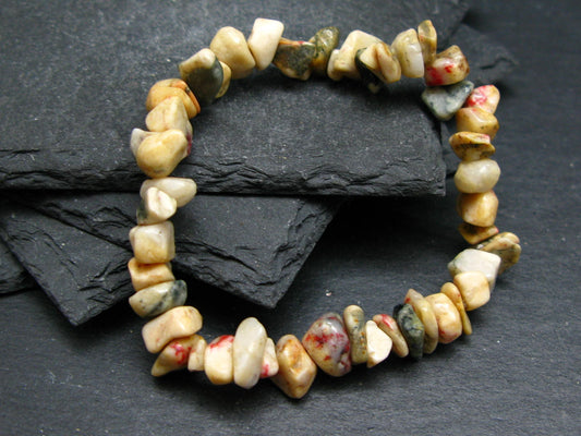 Cinnabar Genuine Bracelet ~ 7 Inches ~ 10mm Tumbled Beads