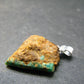 Emerald Beryl Silver Pendant from Afghanistan - 1.1" - 2.28 Grams