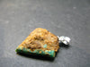 Emerald Beryl Silver Pendant from Afghanistan - 1.1" - 2.28 Grams