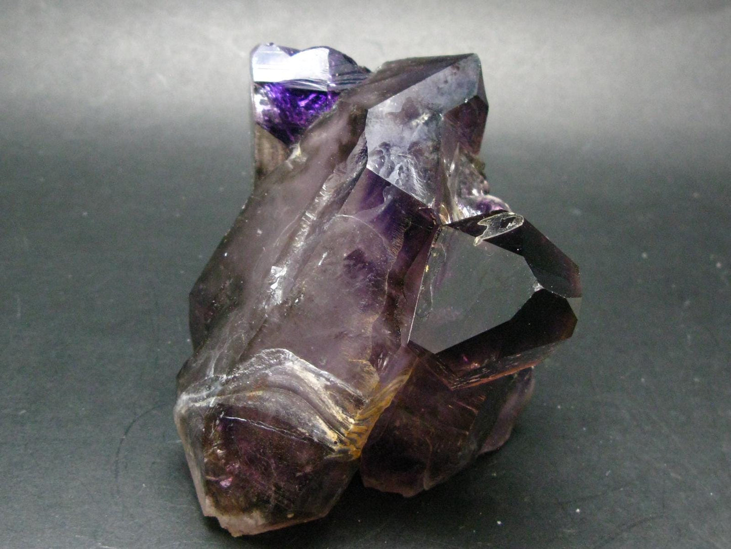 Stunning Brandenberg Brandberg Amethyst Quartz Cluster From Namibia - 4.7"