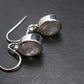4.04 Carat Phenakite Phenacite Sterling Silver Earrings from Russia