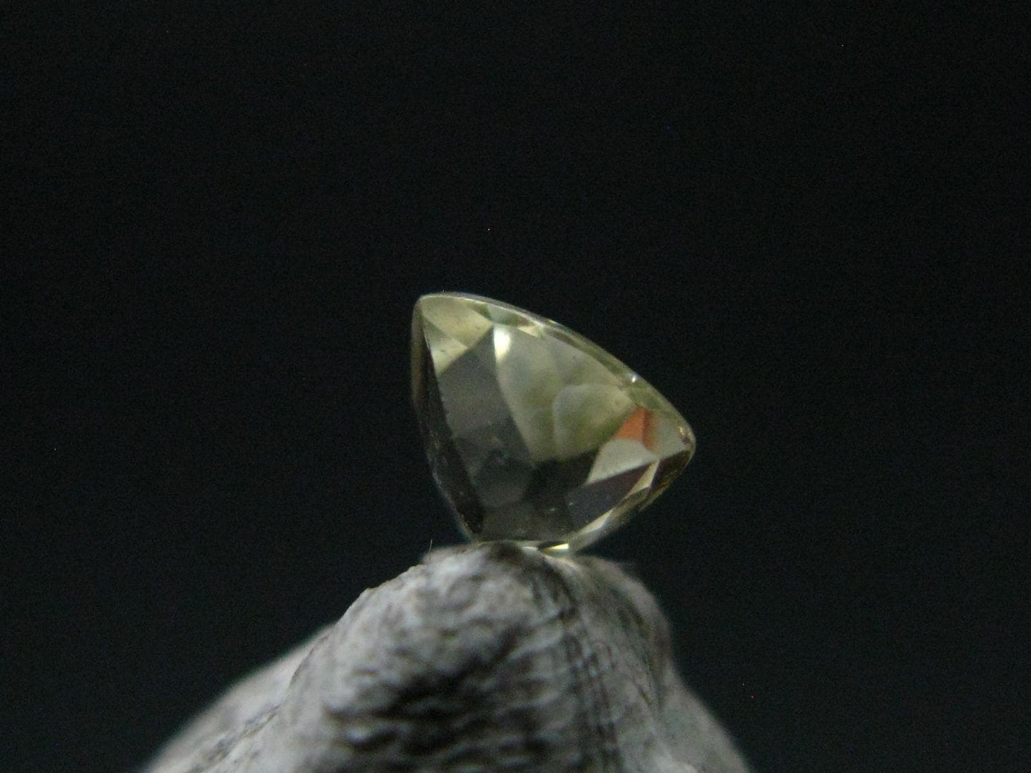 Golden Facetted Herderite Cut Gem From Brazil - 0.27 Carats