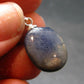 Gem Blue Sapphire Corundum Crystal Silver Pendant From Sri Lanka - 16.5 Carats