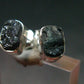 Alexandrite Stud Earrings Sterling Silver From Zimbabwe - 1.73 Grams