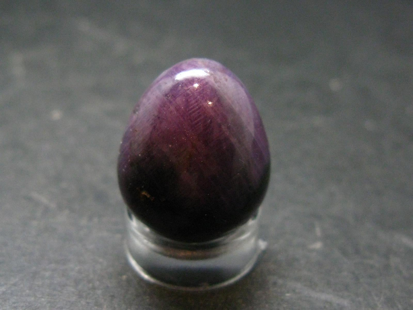 Genuine Ruby Corundum Egg from India - 11.79 Grams - 0.8"