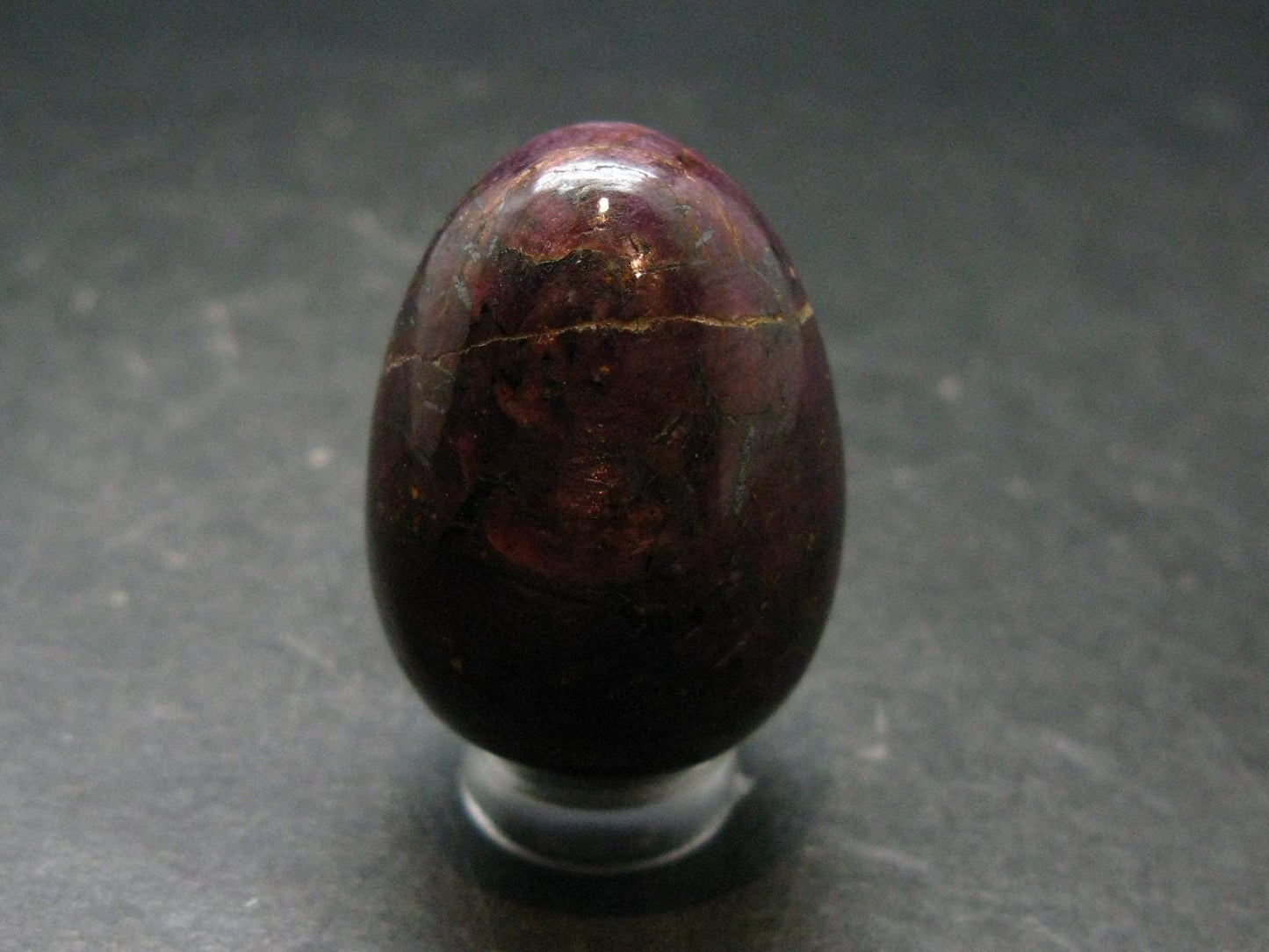 Ruby Egg From India - 1.4" - 48.54 Grams