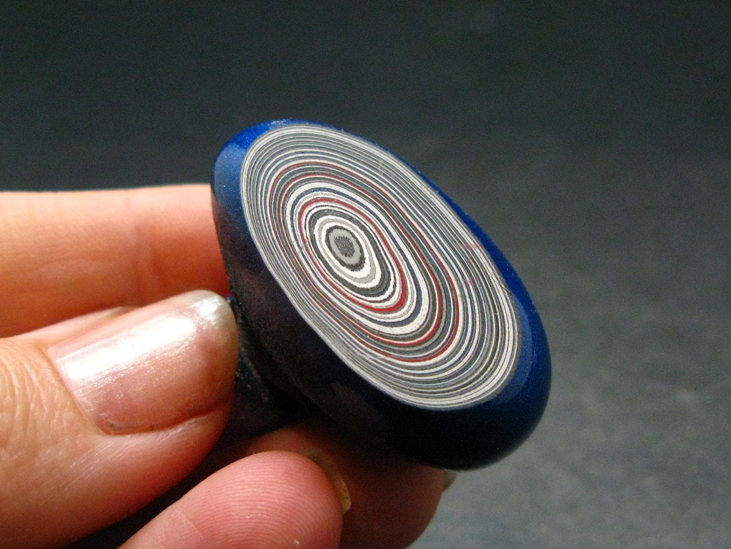 Very Cool Fordite "Detroit Motor City Agate" from Michigan - 1.3"- 8.68 Grams