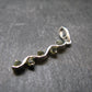 Moldavite Tektite Silver Pendant from Czech Republic - 1.2" - 1.79 Grams