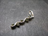 Moldavite Tektite Silver Pendant from Czech Republic - 1.2" - 1.79 Grams